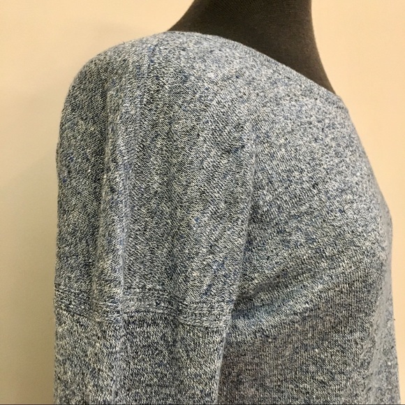 RAG & BONE Linen Blue Marled Knit Long Sleeve Sweater Women’s XS - Picture 5 of 10